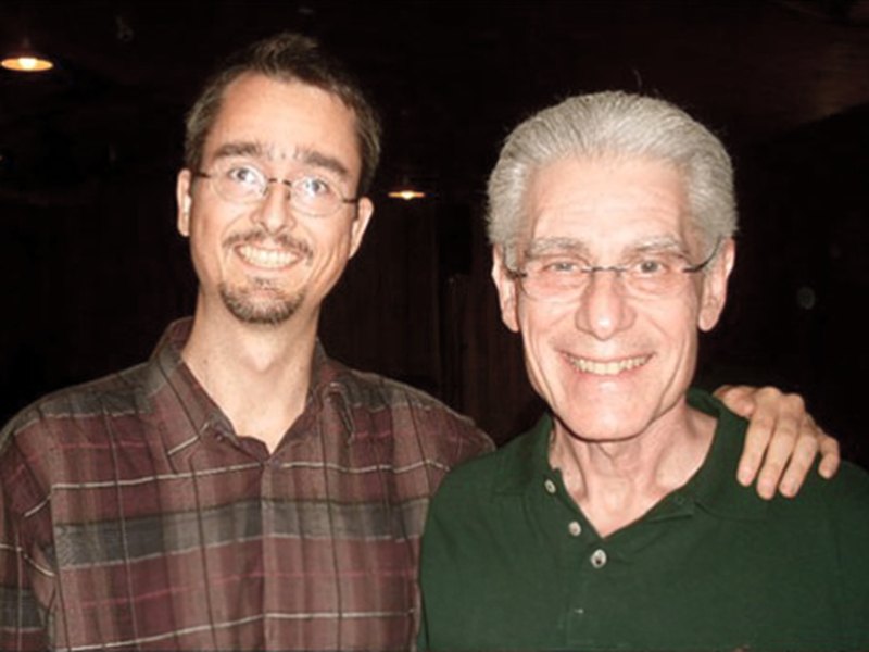 Jean-Charles Chabot avec le Dr Brian Weiss, référence de la régression dans les vies antérieures